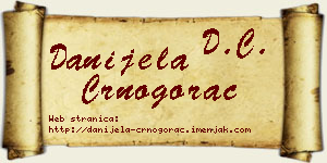 Danijela Crnogorac vizit kartica